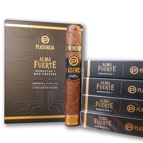 Plasencia Alma Fuerte Robusto I Cigar - 5 x Pack of 5 (25) Bundle Deal