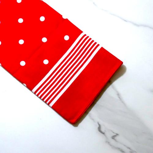 Wilsons of Sharrow Red Big Polka Dot Snuff Handkerchief