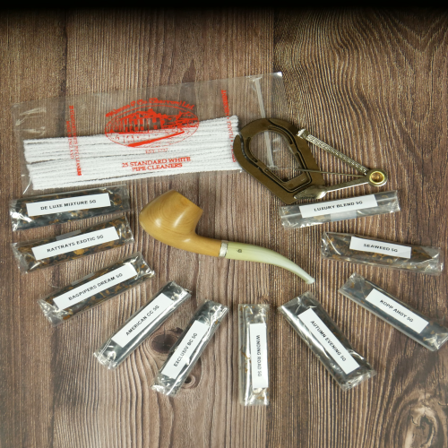 Bens Mr Brog Consul Olive Premium Smoke Set Pipe Tobacco Sampler - 10 x 5g