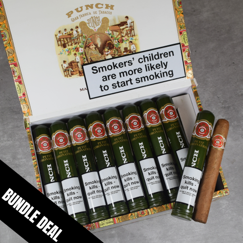 Punch Petit Coronations Tubed Cigar - 2 x Box of 25 (50) Bundle Deal