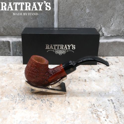 Rattrays Handmade Sandblast Bent Fishtail Pipe (RA012)