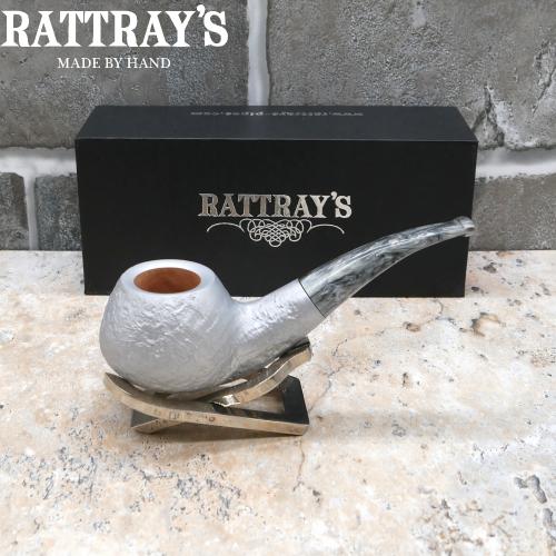 Rattrays Sovereign 23 Silver 9mm Filter Bent Fishtail Pipe (RA1097)