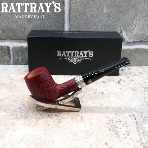 Rattrays Lobster 37 Red Sandblast 9mm Filter Fishtail Pipe (RA620)