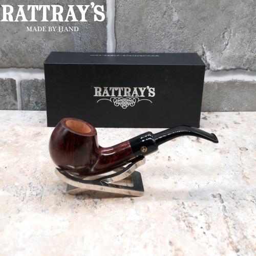 Rattrays Handmade 2 Triskele 4 Smooth 9mm Filter Fishtail Pipe (RA657)