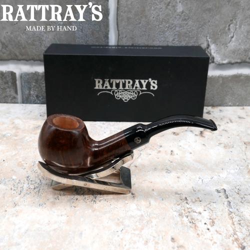 Rattrays Handmade 1 Triskele 2 Smooth 9mm Filter Fishtail Pipe (RA685)