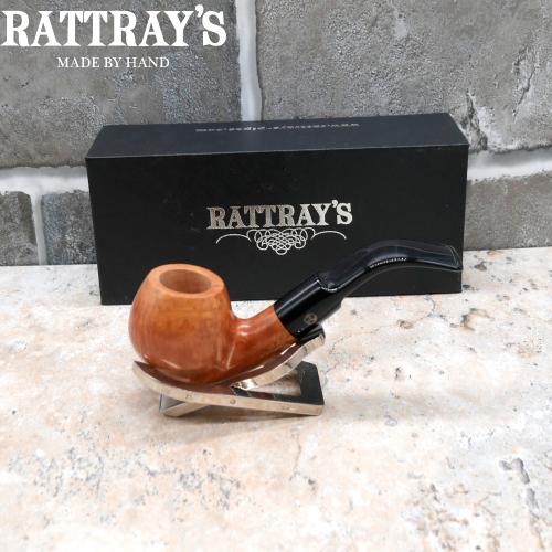 Rattrays Handmade 3 Triskele 6 Smooth 9mm Filter Fishtail Pipe (RA656)