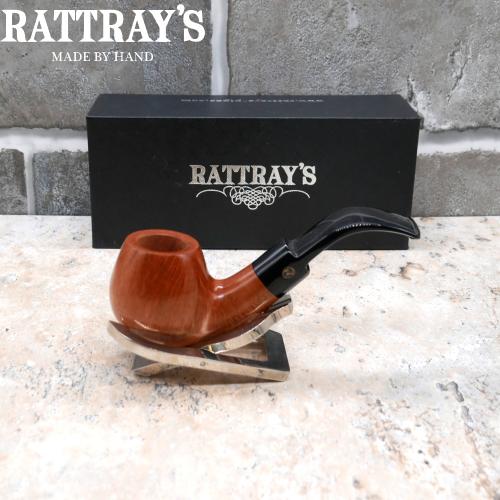Rattrays Handmade 3 Triskele 7 Smooth 9mm Filter Fishtail Pipe (RA661)