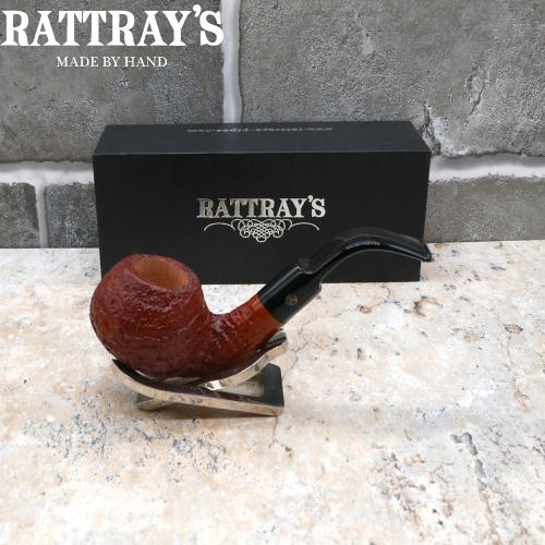 Rattrays Handmade Sandblast 8 Fishtail 9mm Filter Pipe (RA680)