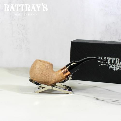 Rattrays Distillery 107 Sandblast Natural 9mm Filter Fishtail Pipe (RA1018)