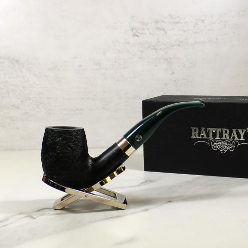 Rattrays Samhain Sandblast 69 Green Fishtail 9mm Pipe (RA1217)