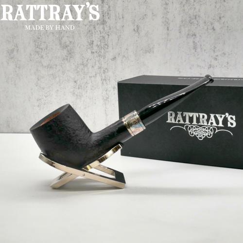 Rattrays Brave Heart 152 Sandblast Straight Billiard 9mm Filter Fishtail Pipe (RA1333)