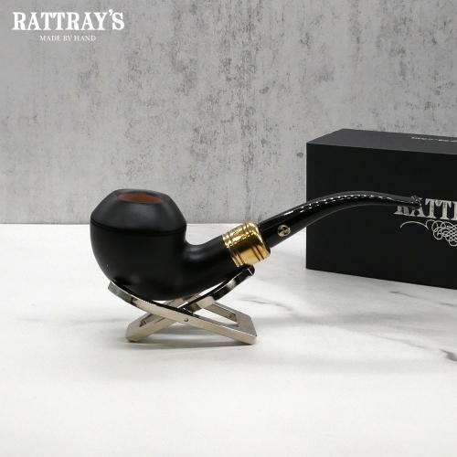 Rattrays Majesty 178 Black 9mm Filter Fishtail Pipe (RA1379)