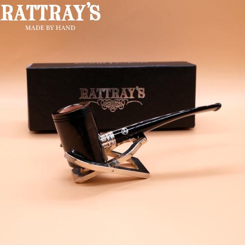 Rattrays Ahoy Grey 9mm Filter Fishtail Pipe (RA1521)