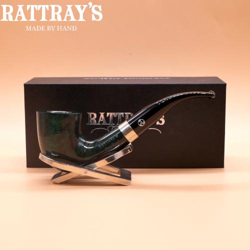 Rattrays Lowland 48 Green Smooth Bent Fishtail Pipe (RA1543)
