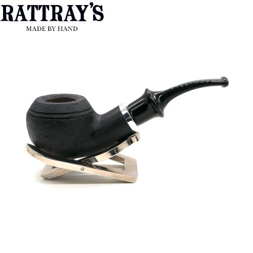 Rattrays Beltanes Fire Sandblast Black Bent Fishtail Pipe (RA1568)