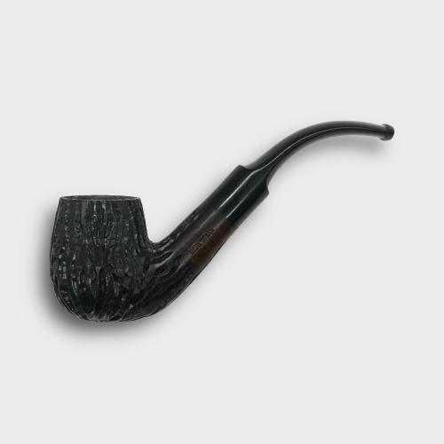 Real Briar Rustic Bent 9mm Filter Fishtail Pipe (RB010)