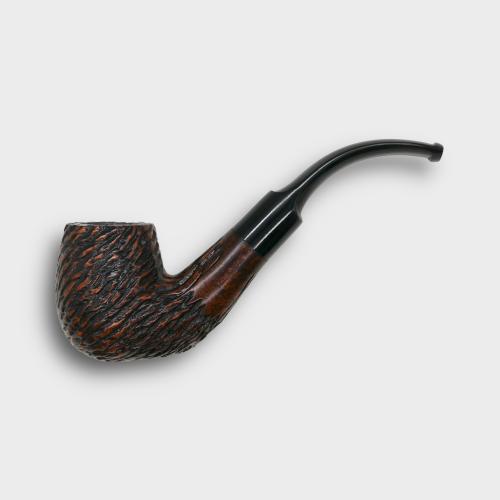 Real Briar Rustic Bent 9mm Filter Fishtail Pipe (RB011)
