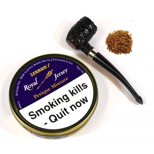 Germains Royal Jersey Perique Mixture Pipe Tobacco 50g Tin