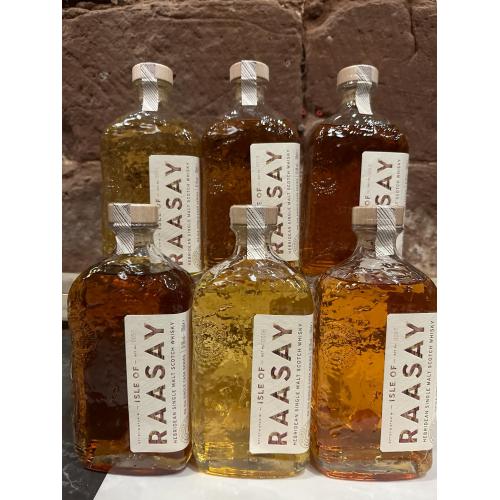 Raasay Na Sia Single Cask UK 2022 Release Set - 6 x70cl