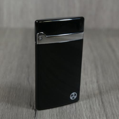 Rattrays Alfie Flat Jet Flame Lighter - Black