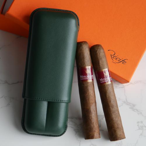 Mitchellero and Recife Wild Forest Case Sampler - 2 Cigars with Cigar Case