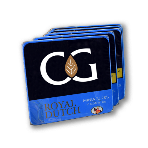 Ritmeester Royal Dutch Miniature Blue - 5 Tins of 10 (50) Bundle Deal