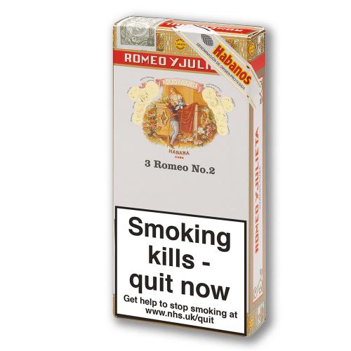 Romeo y Julieta No. 2 Tubed Cigar - Pack of 3