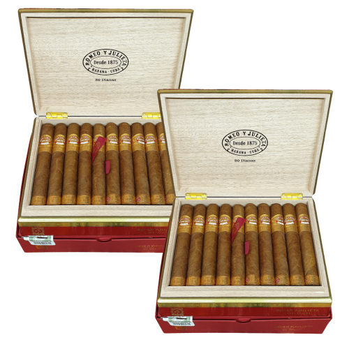 BLACK FRIDAY - Romeo y Julieta Linea de Oro Dianas Cigar - 2 x Box of 20 (40) Bundle Deal