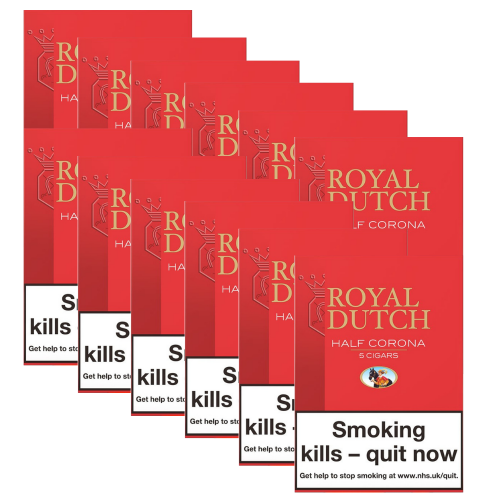 FLASH SALE Ritmeester Royal Dutch Half Corona Cigar - 10 + 2 Packs (60 Cigars)