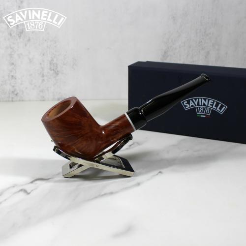 Savinelli Gaius 141 Smooth 6mm Fishtail Pipe (SAV1056) - End of Line