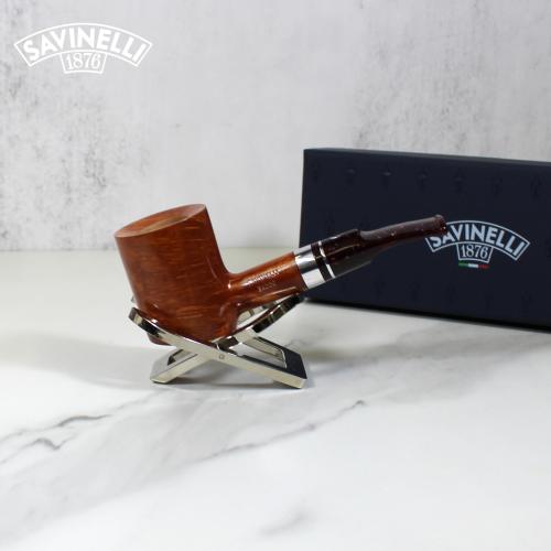 Savinelli Bacco 311 Smooth Natural 6mm Fishtail Pipe (SAV1074)