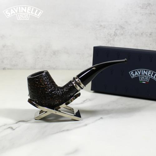 Savinelli Desigual Rustic 628 Bent 6 mm Filter Fishtail Pipe (SAV1104)