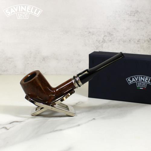 Savinelli Desigual Smooth 127 Straight 6mm Filter Fishtail Pipe (SAV1126)