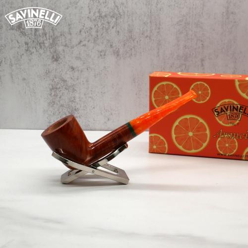 Savinelli Arancia 409 Smooth Brown 6mm Fishtail Pipe (SAV1221)