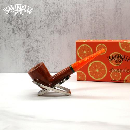 Savinelli Arancia 409 Smooth Brown 9mm Fishtail Pipe (SAV1225)