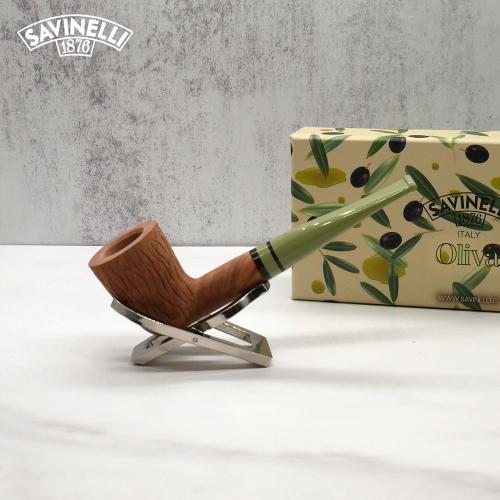 Savinelli Oliva Natural 409 Rustic 6mm Pipe (SAV1236) (End of Line)