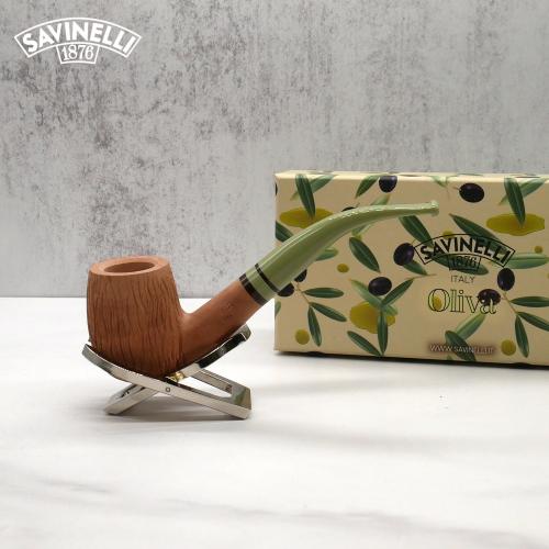 Savinelli Oliva Natural 606 Rustic 9mm Pipe (SAV1245) (End of Line)