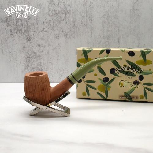 Savinelli Oliva Natural 606 Rustic 9mm Pipe (SAV1245)