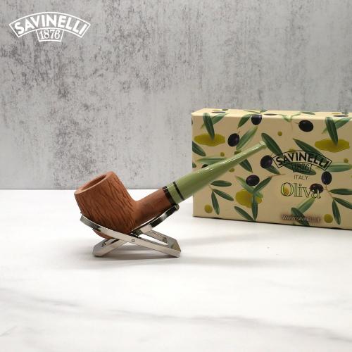 Savinelli Oliva Natural 106 Rustic 6mm Pipe (SAV1246) (End of Line)