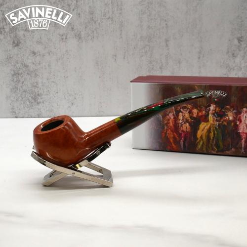 Savinelli Gianduja 315 Smooth Natural 9mm Filter Fishtail Pipe (SAV1298)