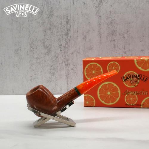 Savinelli Arancia 173 Smooth Brown 9mm Fishtail Pipe (SAV1413)