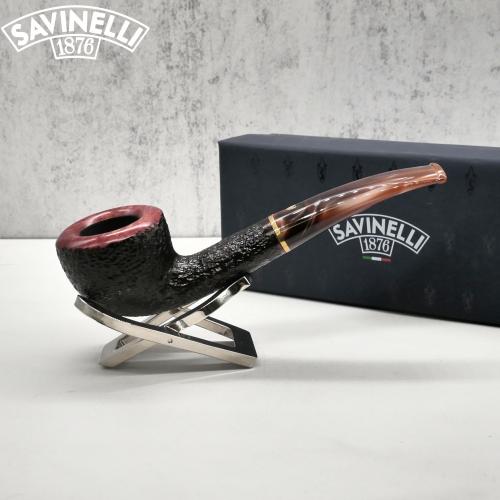 Savinelli Roma 316 Rustic KS 6mm Fishtail Pipe (SAV1452)