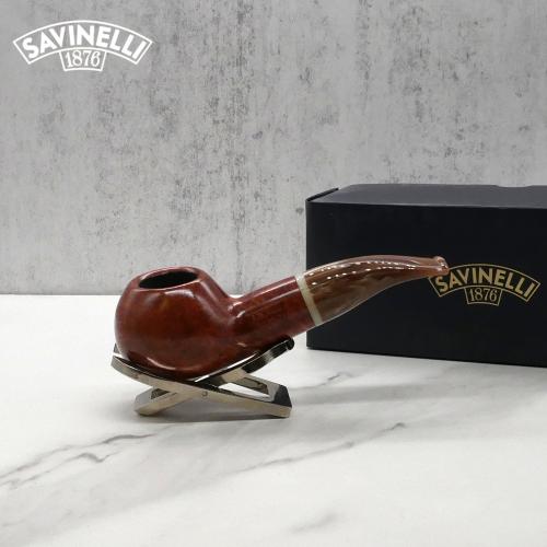 Savinelli Dolomiti 320 Smooth Light Brown 9mm Pipe (SAV1486)