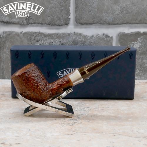 Savinelli Caramella 128 Rustic 6mm Briar Pipe (SAV1517)