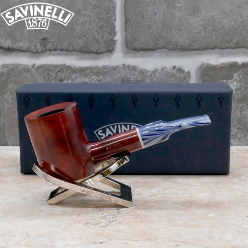 Savinelli Oceano Burgundy 311 KS Smooth Semi Bent 6mm Pipe (SAV1522)