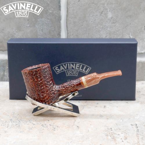 Savinelli Dolomiti 311 Rustic Light Brown 9mm Fishtail Pipe (SAV1589)