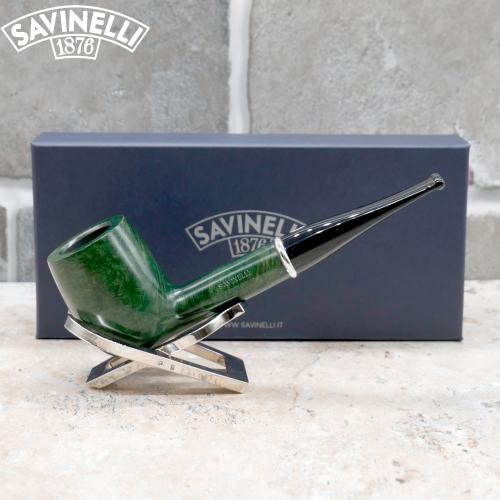 Savinelli Arcobaleno Green 111 Smooth Straight 6mm Pipe (SAV1609)