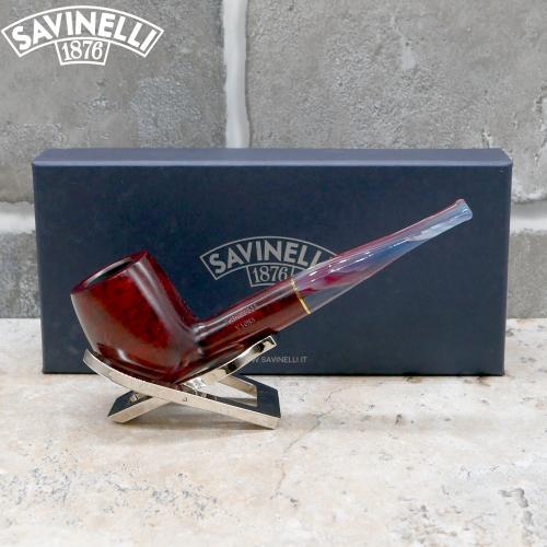 Savinelli Vigna 128 Smooth Straight 6mm Fishtail Pipe (SAV1615)