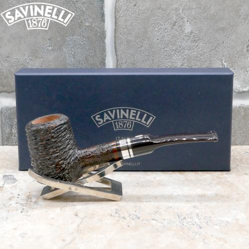 Savinelli Minerva 310 Rustic Brown 6mm Fishtail Pipe (SAV1625)