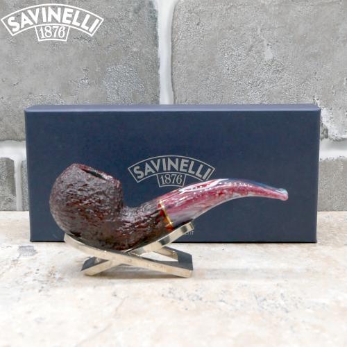 Savinelli Vigna 642 Rustic Bent 6mm Fishtail Pipe (SAV1635)